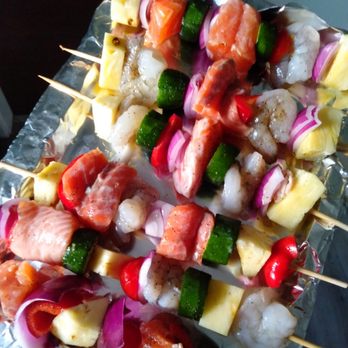 Dave's Marketplace - Homemade salmon and shrimp shish kabobs - Grocery Near Me - Cumberland, Rhode Island Dave's Marketplace - Homemade salmon and shrimp shish kabobs - Grocery Near Me - Cumberland, Rhode Island