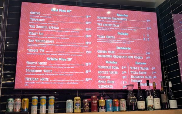 Menu photo 1 Ruby's Sourdough Pizza Smyrna, GA