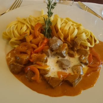 Restaurant Salmen - Main course a Filet Stroganoff....while the presentation did not match the level of all other dishes, it was great in taste! - Hotels & Travel Near Me - Olten, SO Restaurant Salmen - Main course a Filet Stroganoff....while the presentation did not match the level of all other dishes, it was great in taste! - Hotels & Travel Near Me - Olten, SO