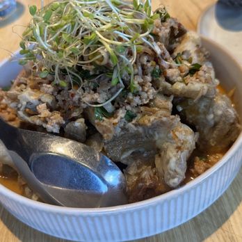 Khao Tiew - Crispy Shroom Yum Yum (with ground pork) - Thai Near Me - San Francisco, California