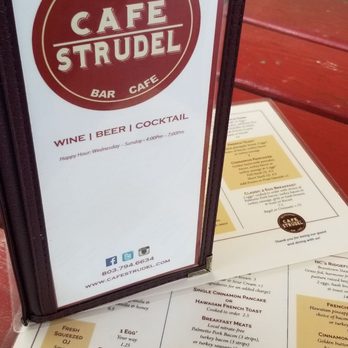 Cafe Strudel - Food and drink menus - New American Near Me - West Columbia, South Carolina