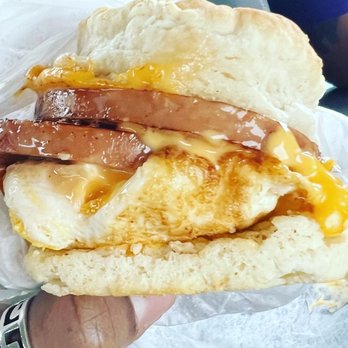 Southside Diner - Biscuit. Egg, Cheese, and Canadian Bacon - Diners Near Me - Baltimore, Maryland