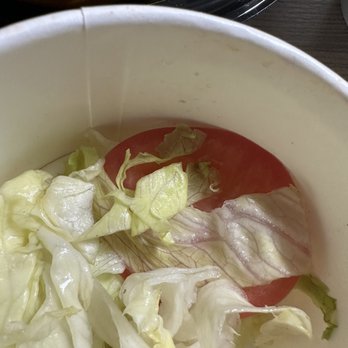 Texas Roadhouse - Wilted and slimy tomato and lettuce - no pickles! - American Near Me - London, Kentucky Texas Roadhouse - Wilted and slimy tomato and lettuce - no pickles! - American Near Me - London, Kentucky