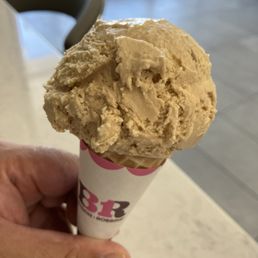 a very small scoop of ice cream a very small scoop of ice cream