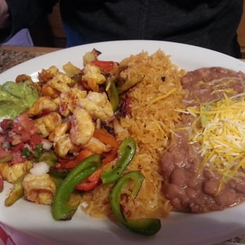 Great Mex Grill - Best shrimp fajitas I've ever eaten...$9.95 - Mexican Near Me - Newport Beach, California