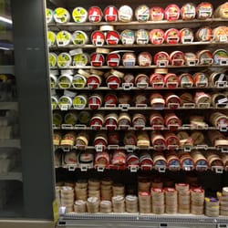 Auchan - A small corner of the vast cheese offerings.