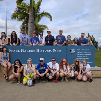 Shaka Tours - Our ukulele playing friends from Nebraska at Pearl Harbor. - Tours Near Me - Honolulu, Hawaii