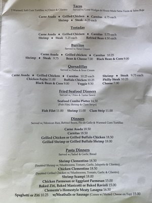 Menu photo 2 Clementes Pizza & Grill New Haven, CT