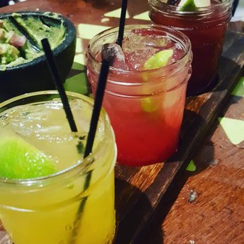Condado Tacos - Mango, prickly pear (get this, a whole pitcher), blackberry flight - Tacos Near Me - Columbus, Ohio