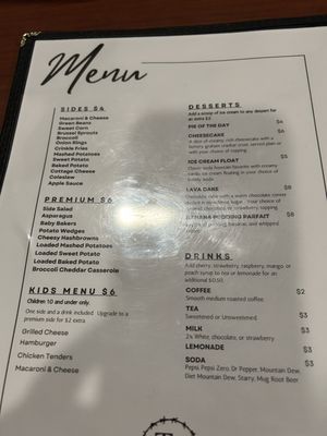 Menu photo 3 TJs  Steakhouse & Tavern New Paris, OH
