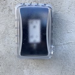 NC Electric - Outdoor GFCI outlet with waterproof cover