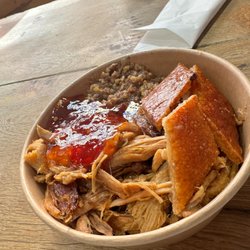 Oink - Bowl of pork and hagus