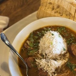 Fox City Brewing - The SMALL serving of Doris's gumbo. Made by chef Angie, okuuuuuurrrr!!!! So, so, so delicious.