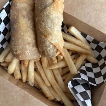 Eggroll Masters - Original and bulgogi rolls with fries (two roll combo) - Food Trucks Near Me
