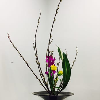 The Nippon Club - My ikebana arrangement, made in Yuri sensei's Ikenobo class - Community Centers Near Me - New York, New York The Nippon Club - My ikebana arrangement, made in Yuri sensei's Ikenobo class - Community Centers Near Me - New York, New York