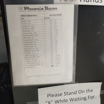 Phoenix Bean - Price menu - Specialty Food Near Me - Chicago, Illinois Phoenix Bean - Price menu - Specialty Food Near Me - Chicago, Illinois