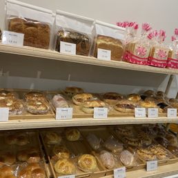 a variety of baked goods
