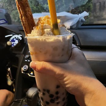 Cris and John - Horchata with boba - Vietnamese Near Me - Dallas, Texas