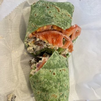 The Warren Store - Chicken salad in a spinach wrap Very delicious - Delis Near Me - Warren, Vermont