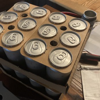 Oregon Trail Brewery - six cans of soda in a cardboard box - Breweries Near Me - Corvallis, Oregon Oregon Trail Brewery - six cans of soda in a cardboard box - Breweries Near Me - Corvallis, Oregon