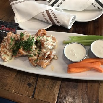 Finney's Crafthouse - Burbank - Boneless Hot Wings with garlic parmesan cheese - New American Near Me - Burbank, California