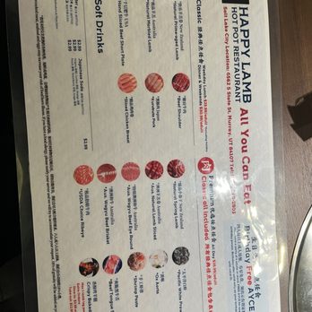 Happy Lamb Hot Pot - Menu - Chinese Near Me - Murray, Utah