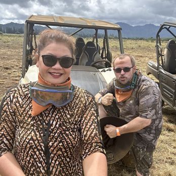 Kipu Ranch Adventures - This is me flexing (haha ) at one of the stops. The ride brought it out of me. Haha - Tours Near Me - Lihue, Hawaii Kipu Ranch Adventures - This is me flexing (haha ) at one of the stops. The ride brought it out of me. Haha - Tours Near Me - Lihue, Hawaii