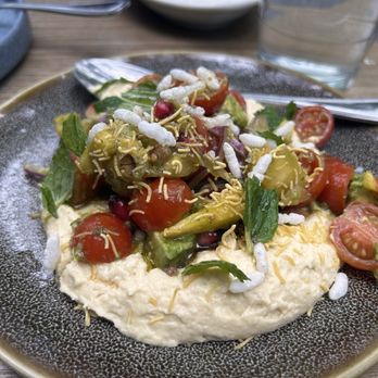 Ema - "Bhel" Hummus - Mediterranean Near Me - Chicago, Illinois Ema - "Bhel" Hummus - Mediterranean Near Me - Chicago, Illinois