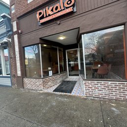 Exterior outside entrance of Pikalo - Jamaica Plain, Massachusetts Exterior outside entrance of Pikalo - Jamaica Plain, Massachusetts