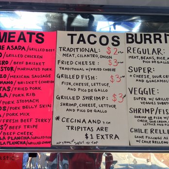 Mamacitas - Part of the Menu August 2017 - Food Trucks Near Me - Mountain View, California Mamacitas - Part of the Menu August 2017 - Food Trucks Near Me - Mountain View, California