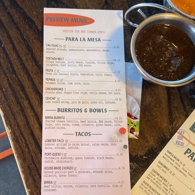 Menu photo 6 BelAir Cantina Wauwatosa, WI