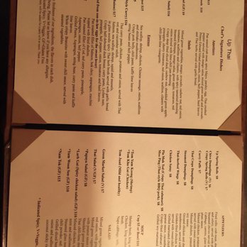 Up Thai - Menu 1 - Thai Near Me - New York, New York