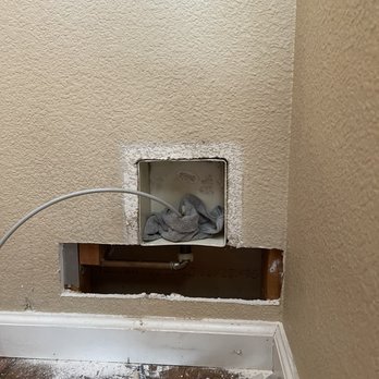 Next Generation Plumbing - Showing what they had to cut out to make the repair. - Plumbing Near Me