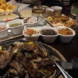 Grilled Skirt Steak Fajita Birria tacos