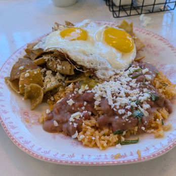 Dear Dad’s - Chilaquiles, salsa verde, overeasy eggs. Yum! - Mexican Near Me - Greensboro, North Carolina Dear Dad’s - Chilaquiles, salsa verde, overeasy eggs. Yum! - Mexican Near Me - Greensboro, North Carolina