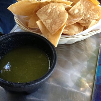 Mariscos Chente - Chips and salsa... Salsa is way watery, but limey and spicy!!! - Mexican Near Me - Inglewood, California Mariscos Chente - Chips and salsa... Salsa is way watery, but limey and spicy!!! - Mexican Near Me - Inglewood, California