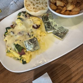 Another Broken Egg Cafe - Sunrise Spinach Scrambler - Breakfast & Brunch Near Me - Shreveport, Louisiana