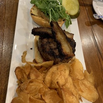 Two Stones Pub - PB and J pork belly burger - Gastropubs Near Me - Newark, Delaware