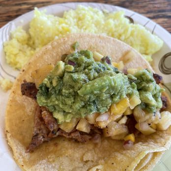 Cisco Brewers - Great fish taco from Millie's - Breweries Near Me - Nantucket, Massachusetts