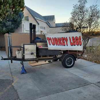 Nomad's BBQ - a turkey bbq trailer parked in front of a house - Food Trucks Near Me - Albuquerque, New Mexico