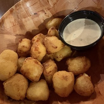 Cheryl's Open Pit Steak House - Appetizer of cheese curds minus a few! - Steakhouses Near Me - Ocean Springs, Mississippi Cheryl's Open Pit Steak House - Appetizer of cheese curds minus a few! - Steakhouses Near Me - Ocean Springs, Mississippi