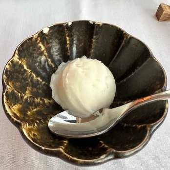 Sushi Note - Yuzu sorbet (palate cleanser) - Sushi Bars Near Me - Los Angeles, California Sushi Note - Yuzu sorbet (palate cleanser) - Sushi Bars Near Me - Los Angeles, California