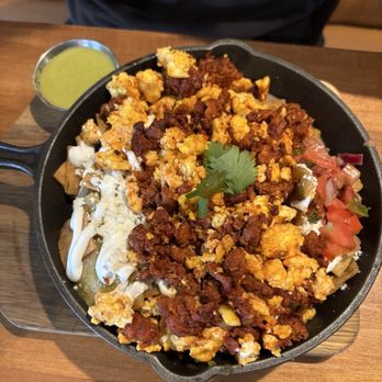 Dova Cafe - Chilaquiles with chorizo skillet - Coffee & Tea Near Me - Ontario, California