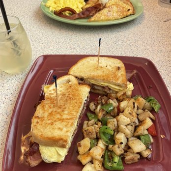 Polly's Pies - Breakfast sandwich with house potatoes - Bakeries Near Me - Fullerton, California