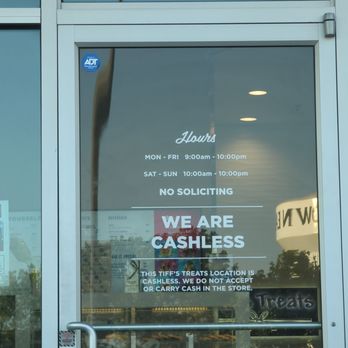 Tiff's Treats Cookie Delivery - 1st store I've seen that has gone cashless. - Bakeries Near Me - Mesquite, Texas Tiff's Treats Cookie Delivery - 1st store I've seen that has gone cashless. - Bakeries Near Me - Mesquite, Texas