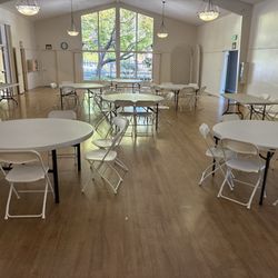 History Club of Los Gatos - Table and chair placement