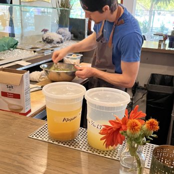 Keepers Coastal Kitchen - That's Thomas. He was friendly too. He was prepping the seafood and making appetizers - Seafood Near Me - Austin, Texas