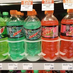 Shoppers Drug Mart - New Mountain Dew flavours! Baja Blaze and Major Melon.