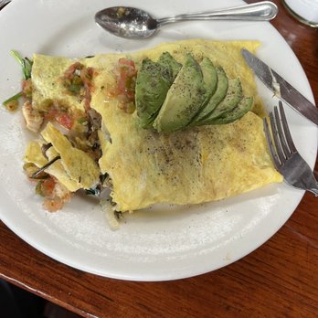 Maxine's Cafe - Venice Omlette. I couldn't wait to dig in before snapping a picture. - Breakfast & Brunch Near Me - Los Angeles, California