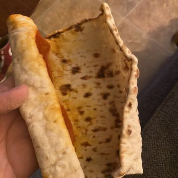 Subway - Just a piece of flatbread with three pepperonis in it. - Sandwiches Near Me - Twentynine Palms, California Subway - Just a piece of flatbread with three pepperonis in it. - Sandwiches Near Me - Twentynine Palms, California